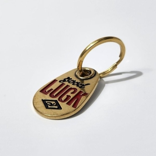 굿럭 열쇠고리 황동 행운 합격 KYR-WFHUK5K_이미지
