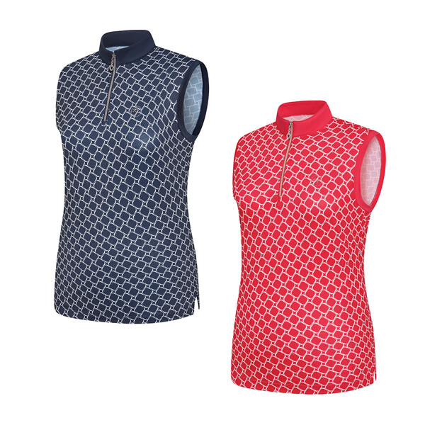 콜핑 크레오라 신축 나시형 등산 슬리브리스 반집업 티셔츠 2042TK825W