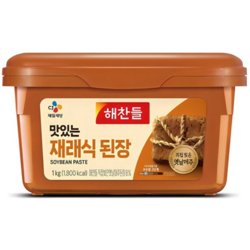 해찬들 재래식 된장 1kg (12개)_이미지