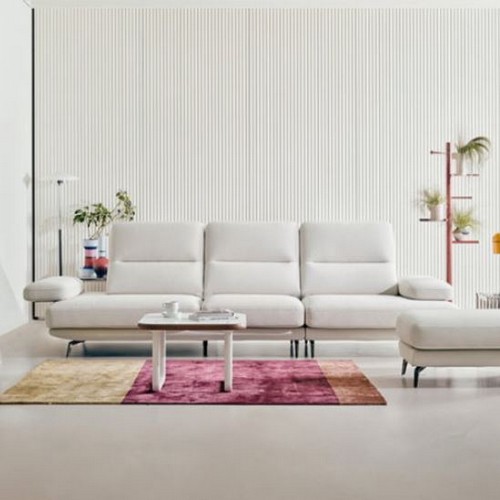 에싸 카디스 카시미라 패브릭 소파 4인용 (스툴포함)_이미지