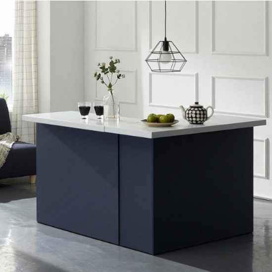 모던탑21 기본형 대리석 네이비 홈바