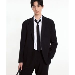 LF TNGT Wool Blended Comfort Jacket Black TNJA5F100BK_이미지