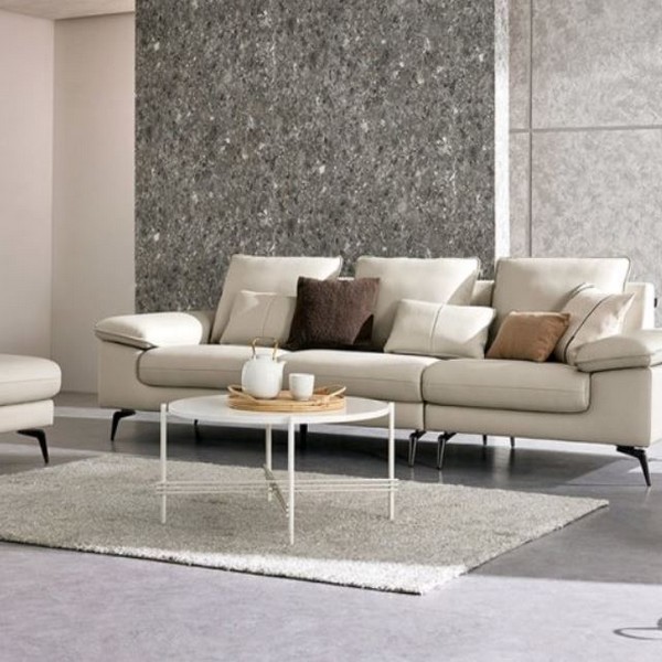 자코모 테일러 컴포트 럭스 이태리 천연통가죽 소파 4인용 (스툴포함)_이미지