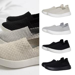 스코노 우븐 슬립온 SK5S010 블랙화이트 230_이미지