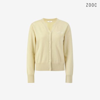 ZOOC 울 100 레터링 자수 가디건 LY_V261KSL902_이미지