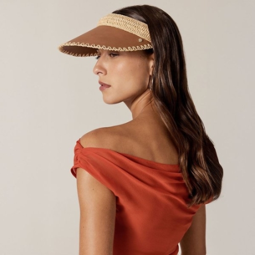 헬렌카민스키 데자 라피아 크로셰 바이저_이미지