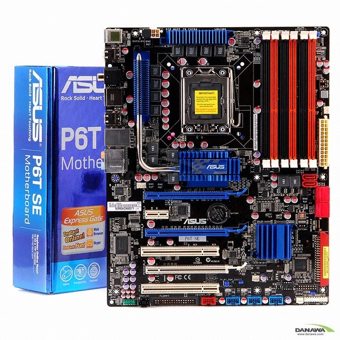 ASUS P6T SE + AXE SQUARE STCOM
