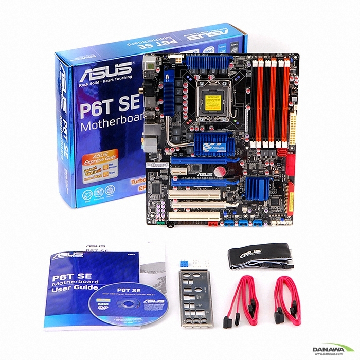 ASUS P6T SE + AXE SQUARE STCOM