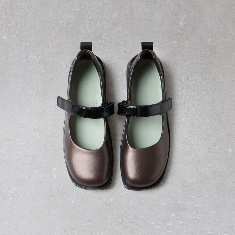 슈콤마보니 Fev Young muze mary jane sneakers brown _DE4DA25506BRN_이미지