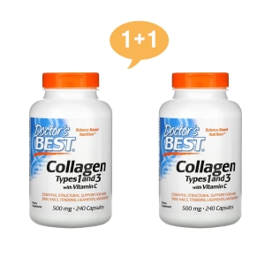 닥터스베스트 콜라겐 타입 1&3 500mg 240캡슐 (2개)
