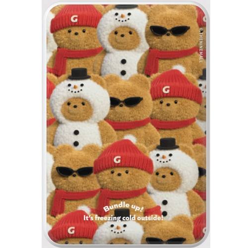 더나인몰 pattern gummy bundle up 맥세이프 보조배터리 5000mAh_이미지
