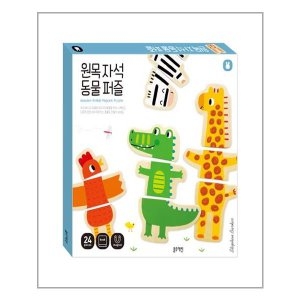 블루래빗 원목 자석 동물 퍼즐_이미지