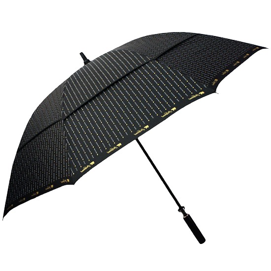 잭니클라우스 75 수동 골든 스트라이프 이중 방풍 장우산