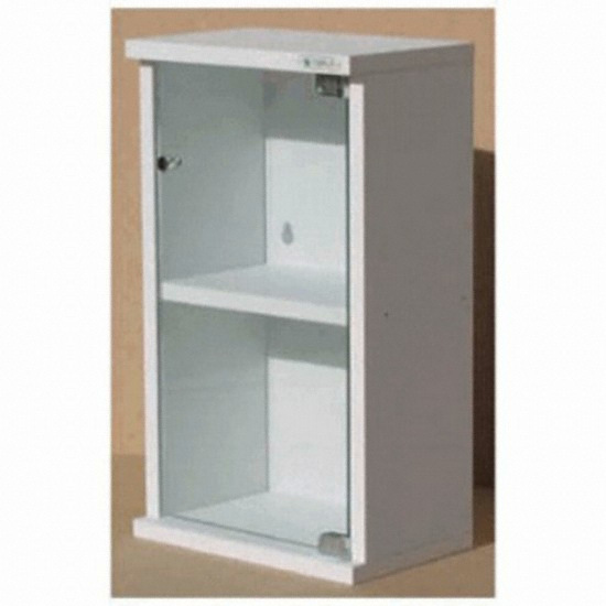 진도가구 유리문가로30cm2단cd장식장