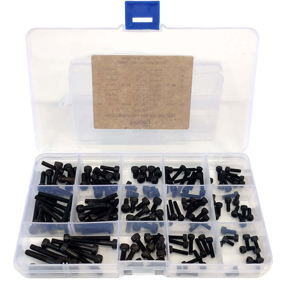 이노공구 육각렌치볼트 유두 메탈 14종 세트 M3/M4 W120 (140pcs)_이미지