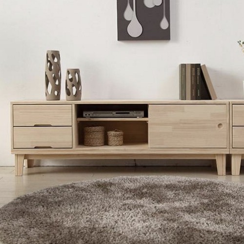 페토디 서랍형 원목 거실장 1500