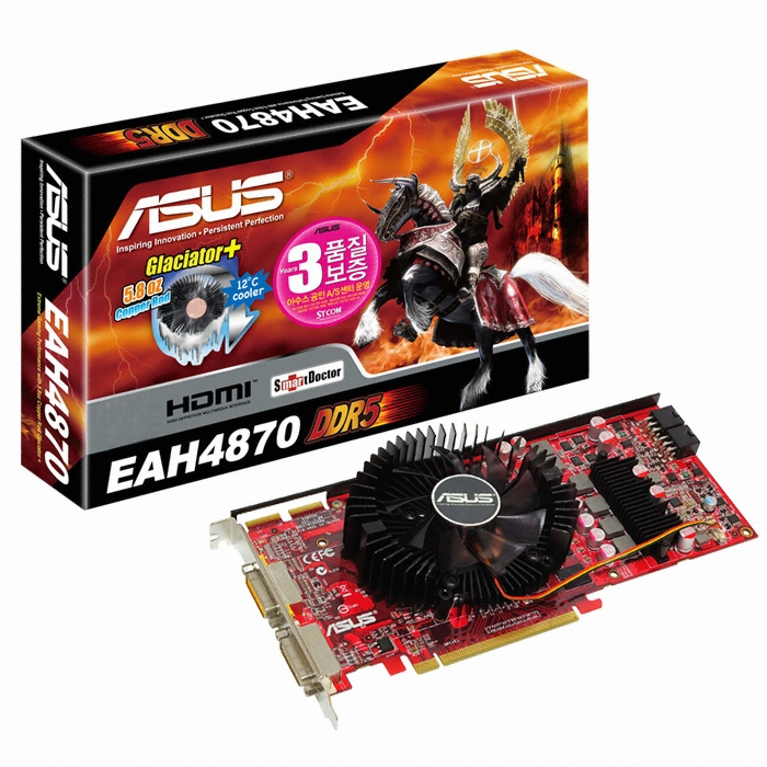 ASUS �󵥿� HD 4870 EAH4870 HDMI 1GB �۶�ÿ�����+