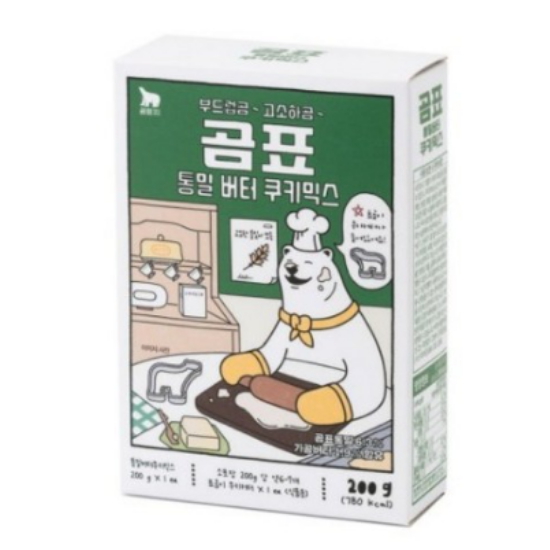 곰표 통밀 버터쿠키믹스 200g (4개)_이미지