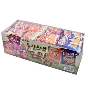오리온 농심 스낵 과자 36봉 새우깡 포스틱 꿀꽈배기 자갈치_이미지