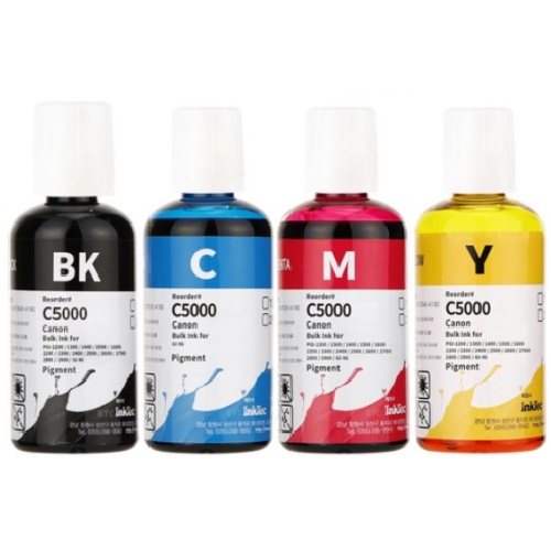 잉크테크 리필 C5000-250MB, C5000D-250MC, C5000D-250MM, C5000D-250MY 4색 세트