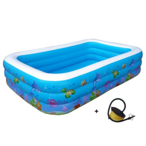 베이비캠프 인타임 대형 풀장세트 196cm 풀장+발펌프