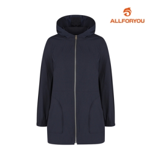  올포유 여성 후드 솔리드 중기장 사파리 점퍼 ALFRL2341-830