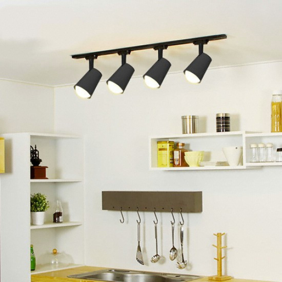 더엘이디 라비아 블랙 화이트 레일조명 100cm 3구_이미지