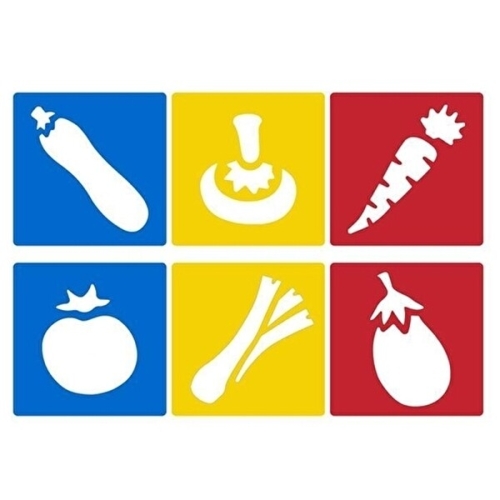 키즈맘아트 미술놀이 디오메 스텐실 야채 47332159