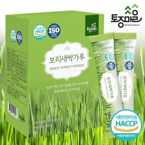  토종마을 국산 새싹 보리 가루 스틱