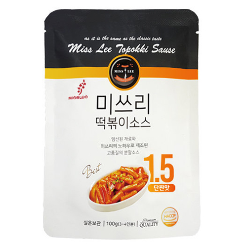 미쓰리 떡볶이 분말소스 단짠맛1.5 100g (10개)