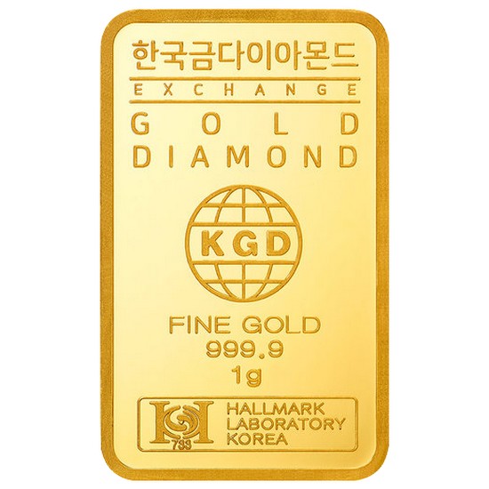 한국금다이아몬드 순금 미니 골드바 1g이미지입니다. 누르면 해당 게시물로 새창이동합니다.