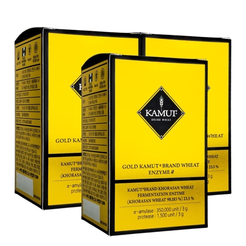 그레인온 골드 카무트 브랜드밀 효소G 3g 30포 (3개)_이미지