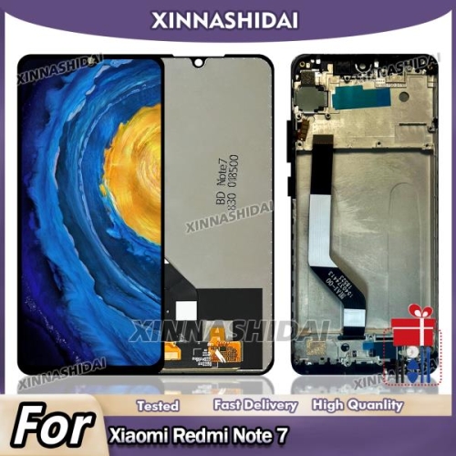 LCD 디스플레이 터치 스크린 레드미 노트 7 프로 M1901F7G M1901F7H 교체용 6.3 인치