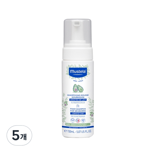 익스펑시엉스 무스텔라 폼 샴푸 포 뉴 본 150ml (5개)