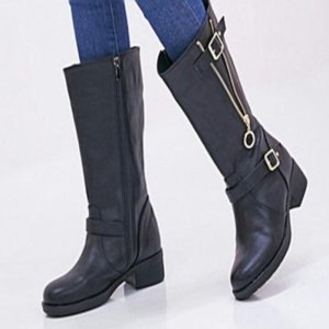 한중무역 한중무역  A1741부츠 여성부츠 롱부츠 가죽롱부츠 가을부츠 여성롱부츠 동대문시장상  3500818