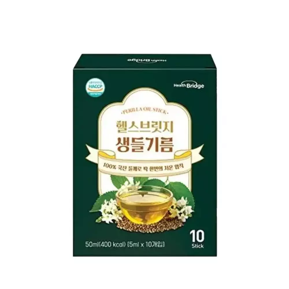 지리산처럼영농조합법인 헬스브릿지 생들기름 50ml(5mlx10포) (6개)_이미지