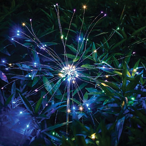 LED 태양광 폭죽 정원등 120구