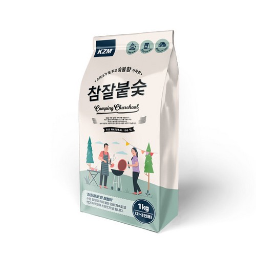 참잘붙숯 1kg