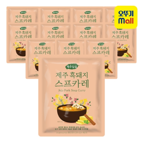 오뚜기 제주담음 제주흑돼지 스프카레 250g (12개)