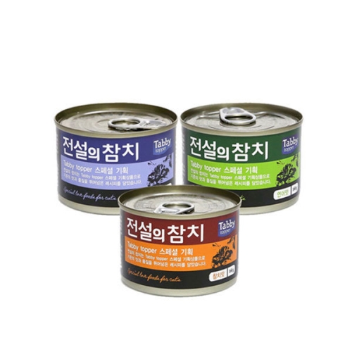 테비토퍼 전설의참치 콤보 캔 160g[24개]