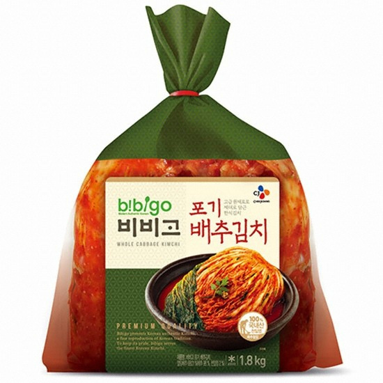 CJ제일제당 비비고 포기 배추김치 1.8kg (3개)