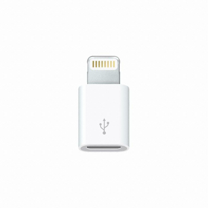 APPLE Lightning-Micro USB 어댑터 MD820FE/A (패키지)_이미지
