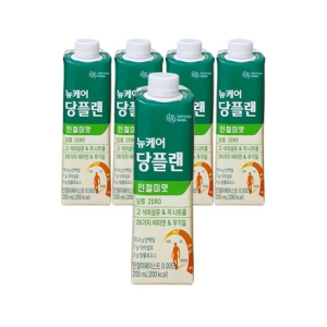 대상웰라이프 뉴케어 당플랜 인절미맛 200ml (5개)