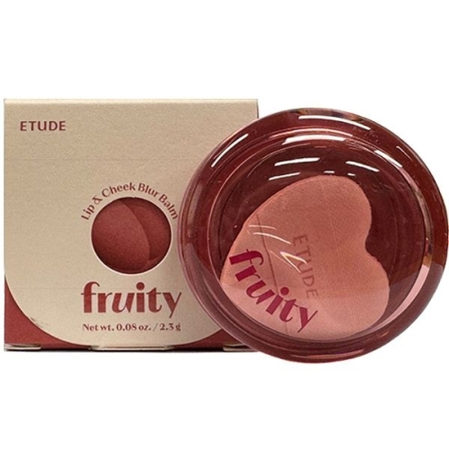 에뛰드하우스 프루티 립앤치크 블러밤 03 미지근한 복숭아 2.3g (1개)_이미지