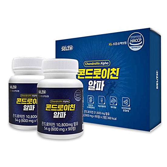 콘드로이친 알파 90정 2개입 세트