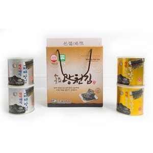 솔뫼에프엔씨 광천김 명품캔 4개세트 (1개)