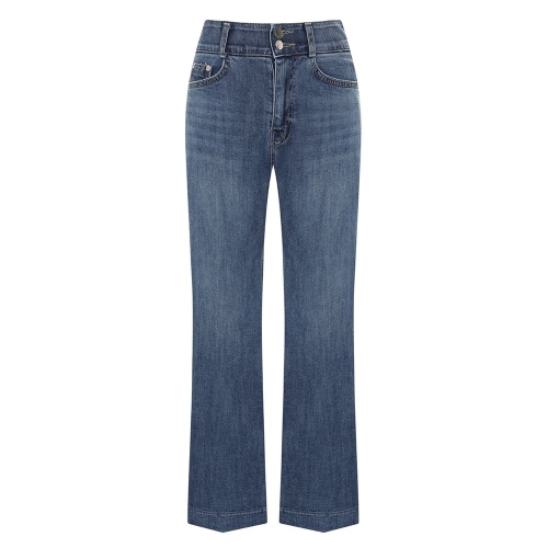  케이엘 KWDPPD3100 투버튼 데님 부츠컷 팬츠