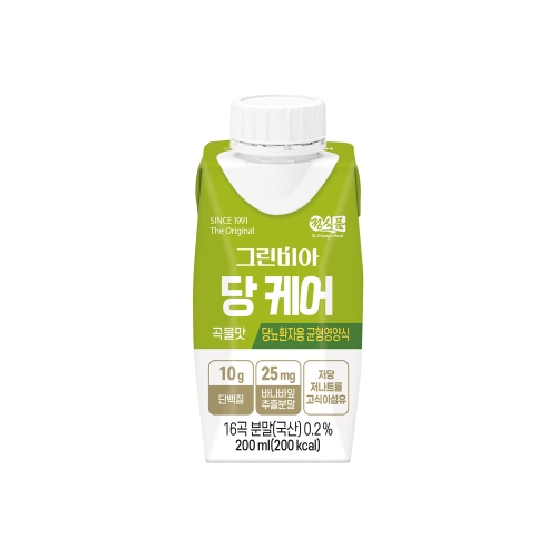 정식품 그린비아 당 케어 곡물맛 200ml (36개)