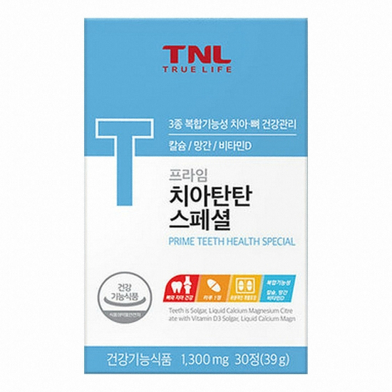 티앤엘(TNL) 프라임 치아탄탄 스페셜 30정 (2개)_이미지