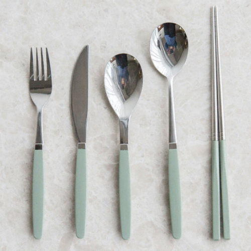 토마톰스 마호커트러리 틴트 성인용 한식/양식 수저 5종세트